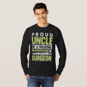 Hospital Surgery Medical Doctor Surgeon Uncle Tシャツ (正面フル)