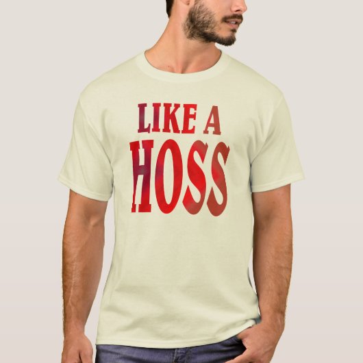 HOSS.のように Tシャツ (正面)