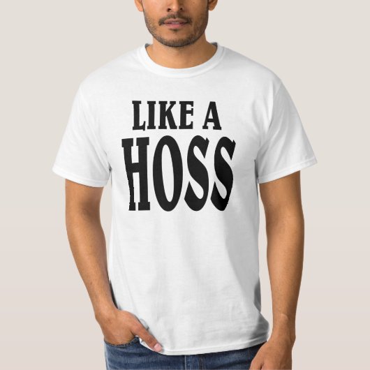 HOSS.のように Tシャツ (正面)