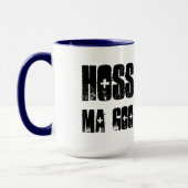 Hoss Maのべたつく物のコーヒー・マグ マグカップ (左)