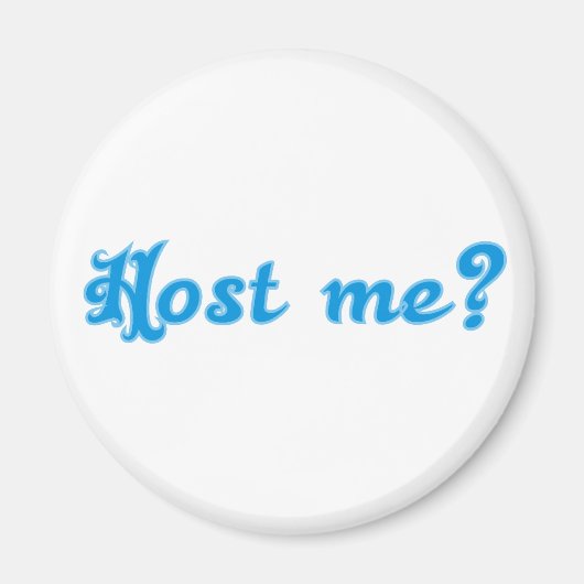 host me bayerisch Spruch bayrisch Bayern マグネット (正面)