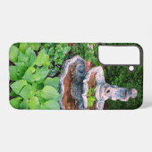 Hosta garden statue  samsung galaxyケース (裏面横)