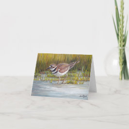Hostetterの農場の鳥の芸術のメッセージカードのKilldeer カード