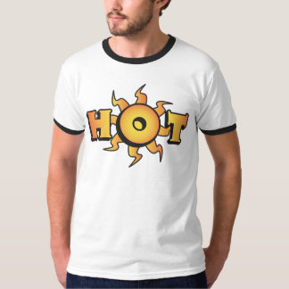 HOT メンズ ベーシック リンガー Tシャツ