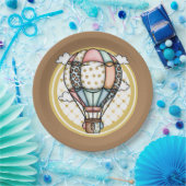 Hot Air Balloon ペーパープレート (パーティー)