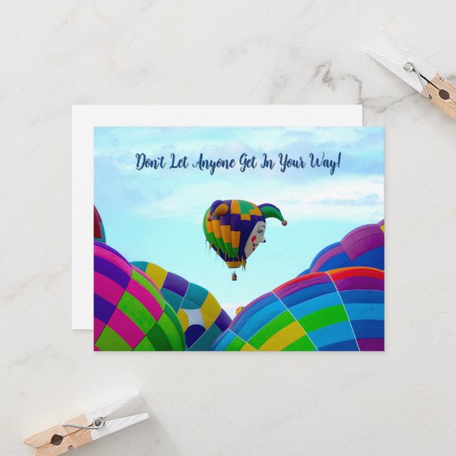 Hot Air Balloon between the gap (正面/裏面インサイチュ)