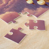 Hot Air Balloon Cafe Whimsical Sky Restaurant ジグソーパズル (側面)