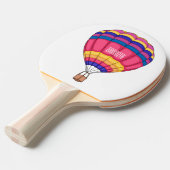 Hot air balloon cartoon illustration  卓球ラケット (正面アングル)