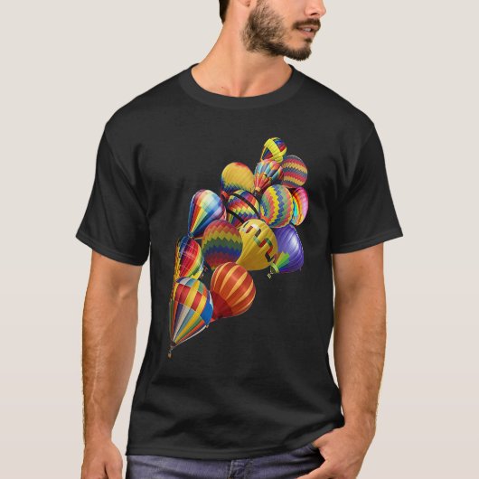 Hot Air Balloon Festival  Flying Aviation Basket F Tシャツ (正面)