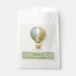Hot Air Balloon First Birthday Thank You Favor Bag フェイバーバッグ
