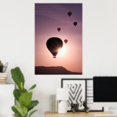 Hot Air Balloon in Goreme ポスター (ホームオフィス)