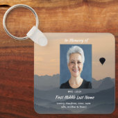 Hot Air Balloon  Memorial Keepsake  キーホルダー (正面)