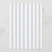 Hot Air Balloon Oh Boy Baby Shower 招待状 (裏面)