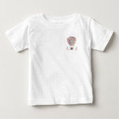 Hot air balloon ride T-Shirt ベビーTシャツ (正面)