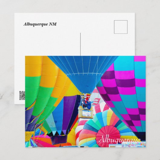 Hot Air Balloon Spectacle ポストカード (正面/裏面)