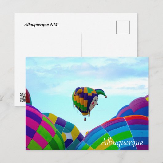 Hot Air Balloon Spectacle ポストカード (正面/裏面)