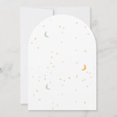 Hot Air Balloon Whimsical Cute Teddy Bear Arch 招待状 (裏面)