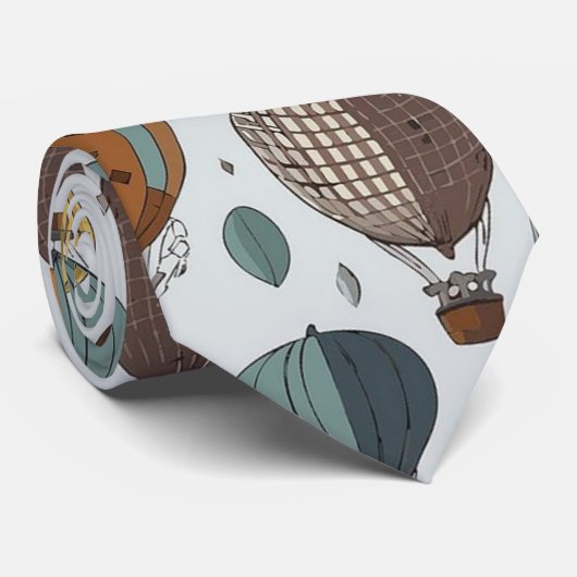 Hot Air Balloons ネクタイ (ロール)