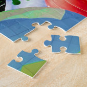 Hot Air Balloons in the Clouds Jigsaw Puzzle ジグソーパズル (側面)