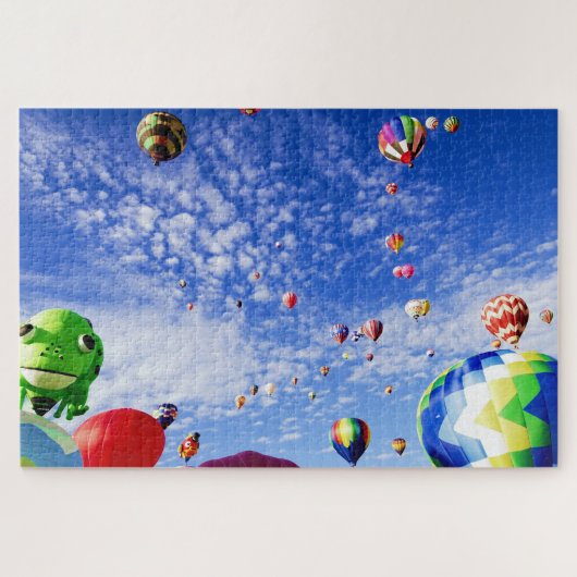 Hot Air Balloons in the Clouds Jigsaw Puzzle ジグソーパズル (横)
