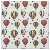 Hot Air Balloons & Stars ファブリック (見本)