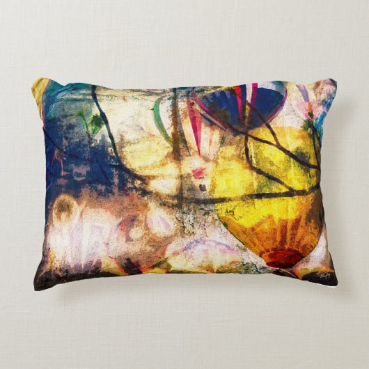 hot air baloons アクセントクッション (正面)