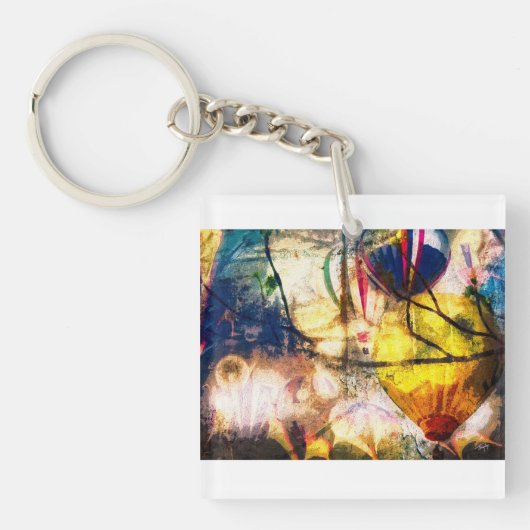 hot air baloons キーホルダー (正面)