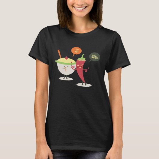 Hot and Sweet Chili Pepper Ice Cream Tシャツ (正面)