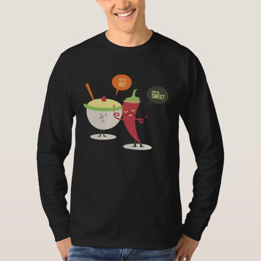 Hot and Sweet Chili Pepper Ice Cream Tシャツ (正面)
