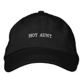 Hot Aunt Embroidered Baseball Cap -Funny Aunt Gift 刺繍入りキャップ (正面)