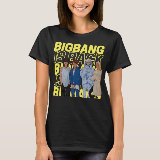 Hot  Bigbang Kpop Shirt Bigbang Kpop Sweatshirt  F Tシャツ (正面)