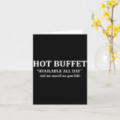 Hot Buffet Available All Day Eat As Much As You Li カード (黄色い花)