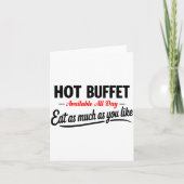 Hot Buffet Available All Day Eat As Much As You Li カード (正面)