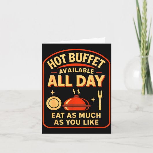 Hot Buffet Available All Day Eat As Much As You Li カード (正面)