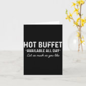 Hot Buffet Available All Day Eat As Much As You Li カード (黄色い花)