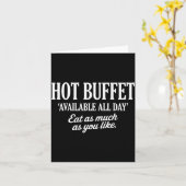 Hot Buffet Available All Day Eat As Much As You Li カード (黄色い花)
