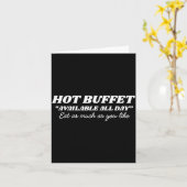 Hot Buffet Available All Day Eat As Much As You Li カード (黄色い花)