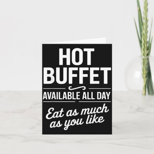 Hot Buffet Available All Day Eat As Much As You Li カード (正面)