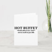 Hot Buffet Available All Day Eat As Much As You Li カード (正面)