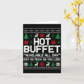 Hot Buffet Available All Day Eat As Much As You Li カード (黄色い花)