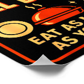 Hot Buffet Available All Day Eat As Much As You Li ポスター (角)