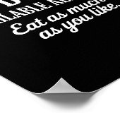 Hot Buffet Available All Day Eat As Much As You Li ポスター (角)