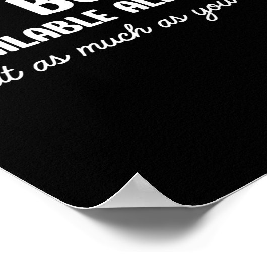 Hot Buffet Available All Day Eat As Much As You Li ポスター (角)