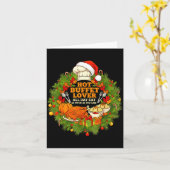 Hot Buffet Available All Day Eat Funny Holiday Foo カード (黄色い花)