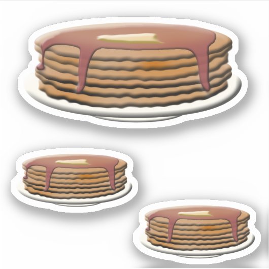  Hot Cakes - Pancakes  シール (正面)