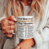 Hot Caramel Latte Recipe Cozy コーヒーマグカップ