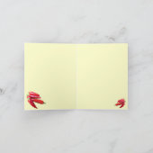 Hot Chili Peppers Thank You サンキューカード (内部)