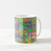 "Hot Chinese Food" abstract art coffee mug  コーヒーマグカップ (正面右)