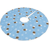 Hot Chocolate  ブラッシュドポリエステルツリースカート (アングル)