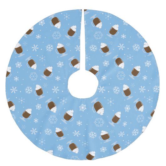 Hot Chocolate  ブラッシュドポリエステルツリースカート (正面)